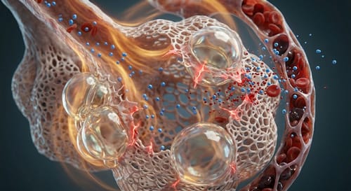 3D medical simulation of lung rupture and mesh failure on a transparent human chest cavity due to space decompression in a vacuum