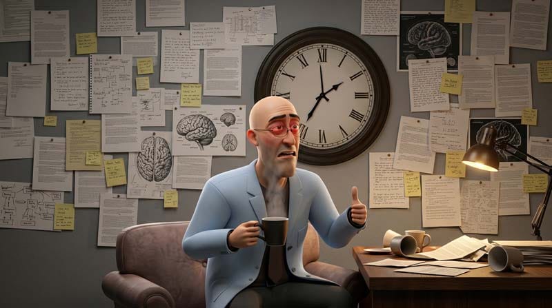 3D visualization of brain toxins sleep deprivation and glymphatic clearance